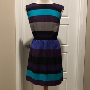 Ann Taylor loft petite s color block dress